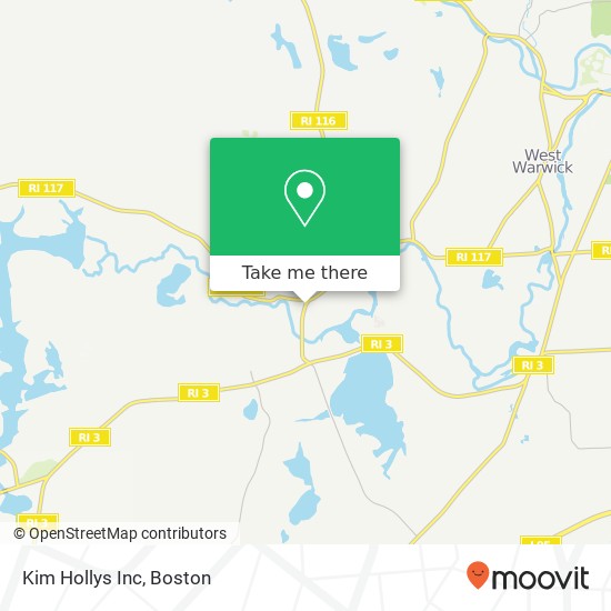 Kim Hollys Inc map