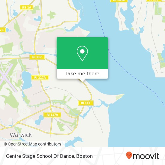 Centre Stage School Of Dance map