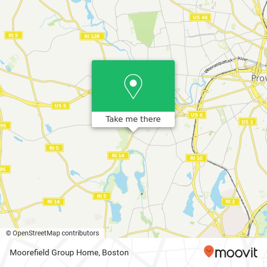 Mapa de Moorefield Group Home