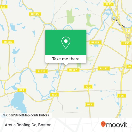 Arctic Roofing Co map