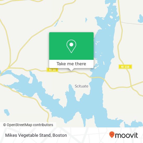 Mapa de Mikes Vegetable Stand