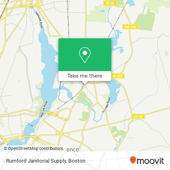 Rumford Janitorial Supply map