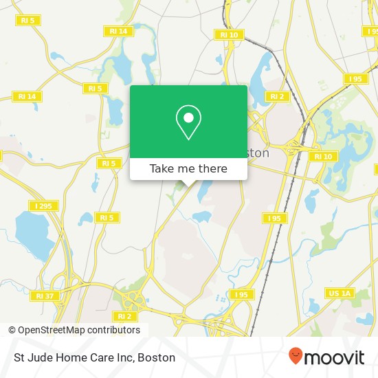 St Jude Home Care Inc map