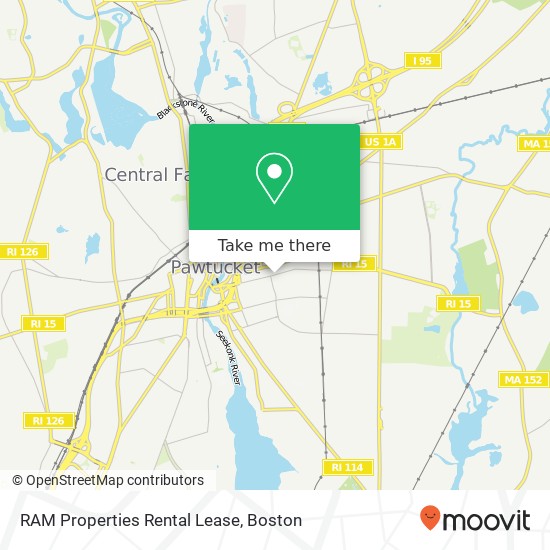 RAM Properties Rental Lease map