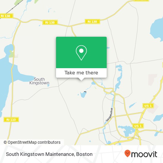 Mapa de South Kingstown Maintenance