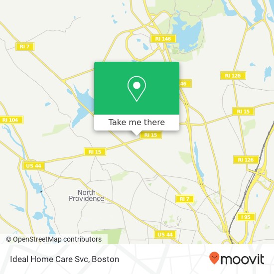 Ideal Home Care Svc map