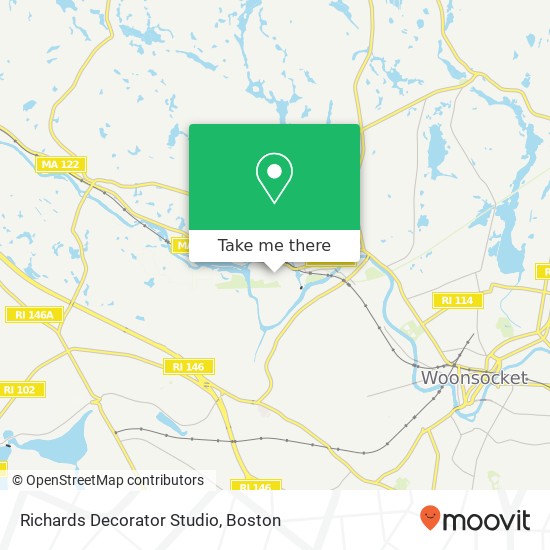 Richards Decorator Studio map