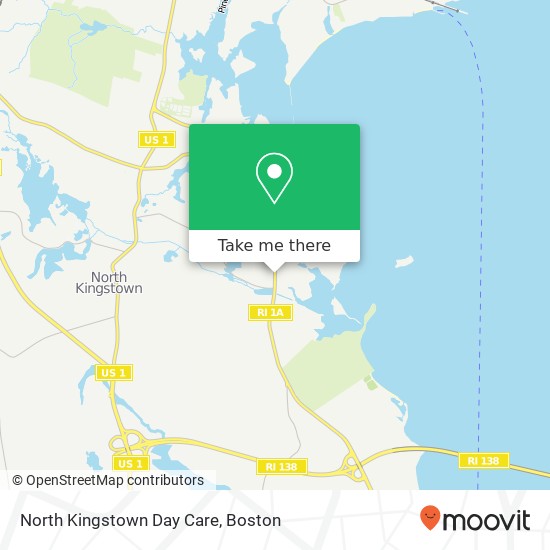 North Kingstown Day Care map