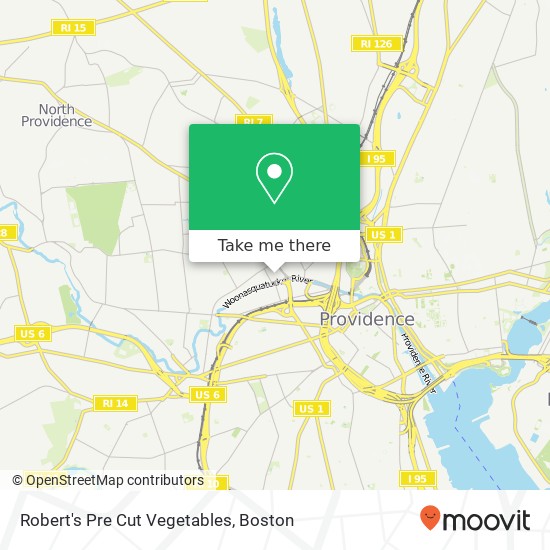 Mapa de Robert's Pre Cut Vegetables