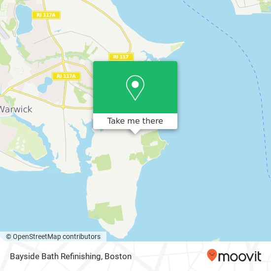 Mapa de Bayside Bath Refinishing