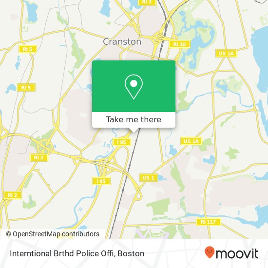 Interntional Brthd Police Offi map