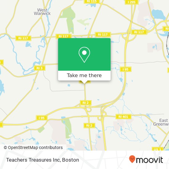 Mapa de Teachers Treasures Inc