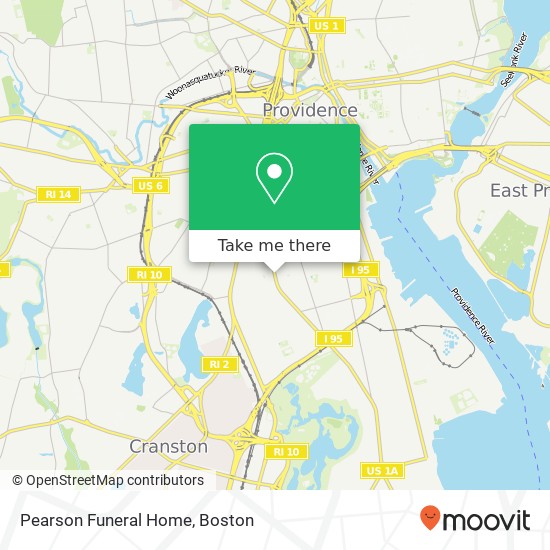 Pearson Funeral Home map