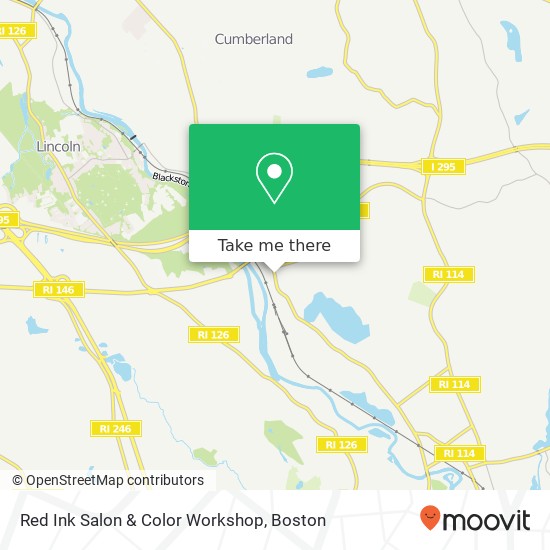 Red Ink Salon & Color Workshop map