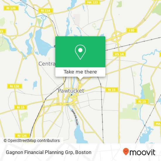 Gagnon Financial Planning Grp map