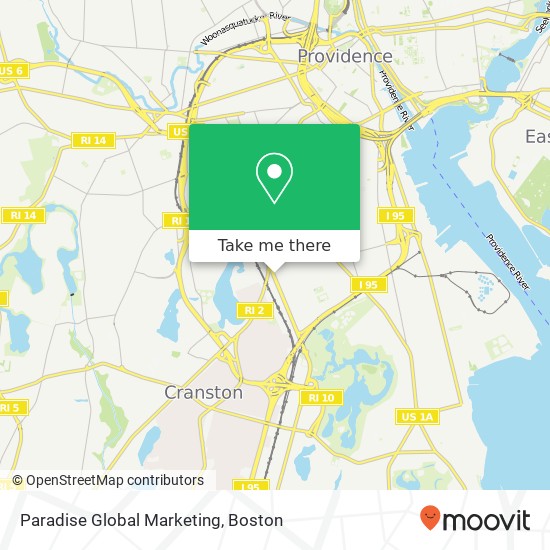 Mapa de Paradise Global Marketing