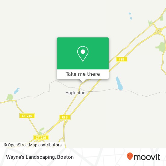 Wayne's Landscaping map