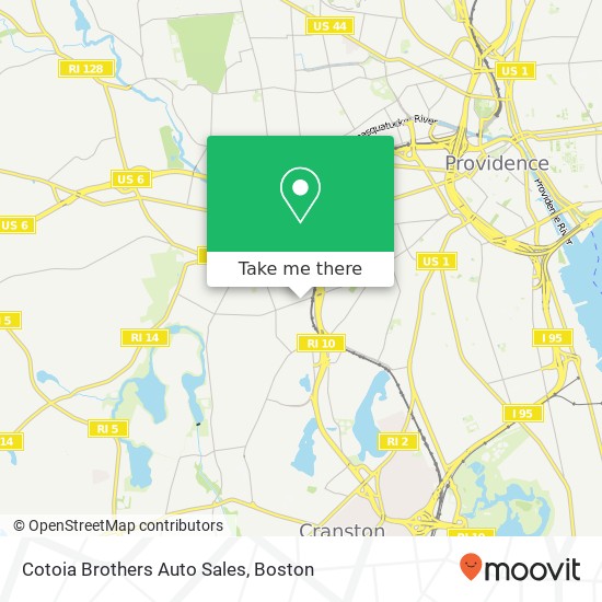 Cotoia Brothers Auto Sales map