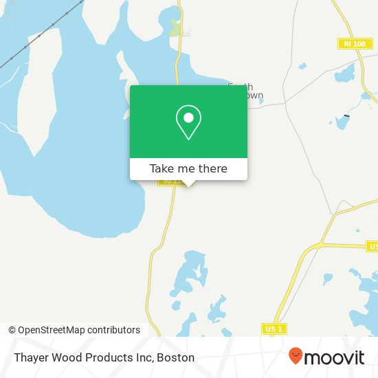 Thayer Wood Products Inc map