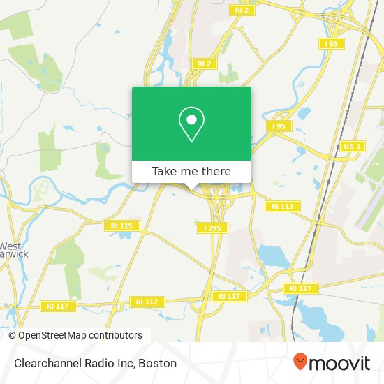 Mapa de Clearchannel Radio Inc