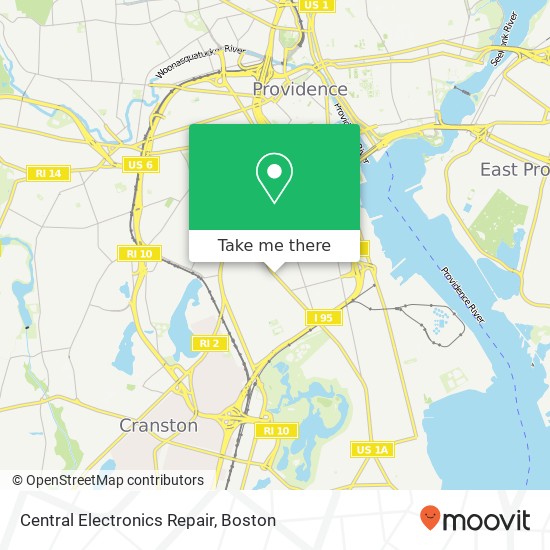 Central Electronics Repair map