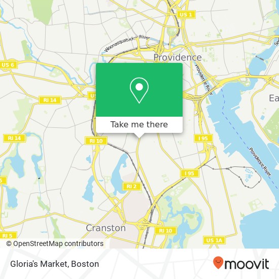 Gloria's Market map