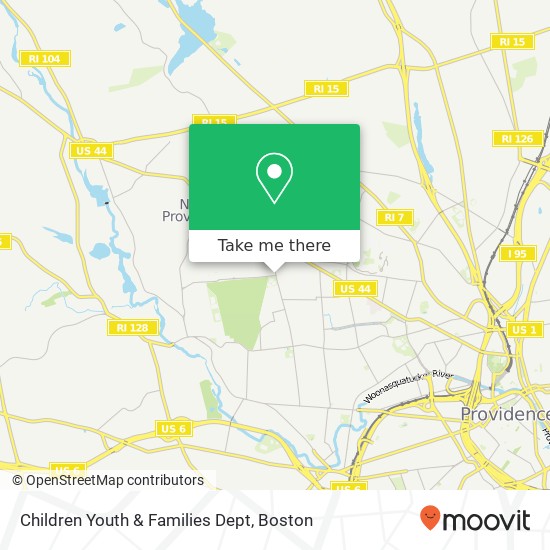 Children Youth & Families Dept map