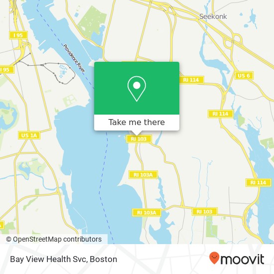 Bay View Health Svc map