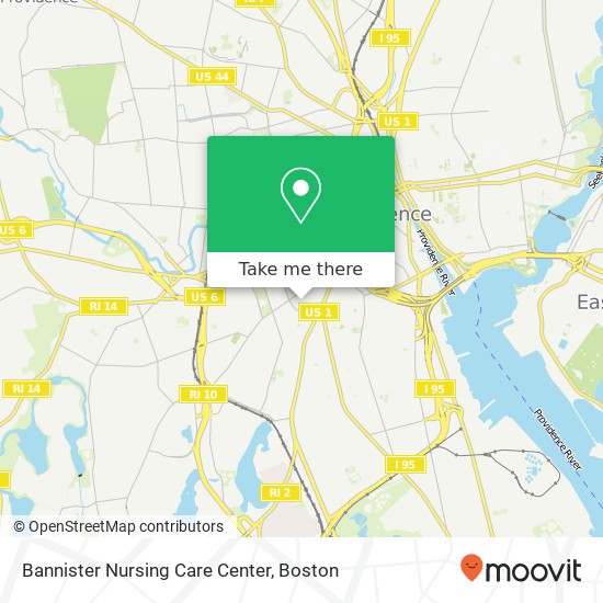 Bannister Nursing Care Center map