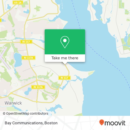 Bay Communications map