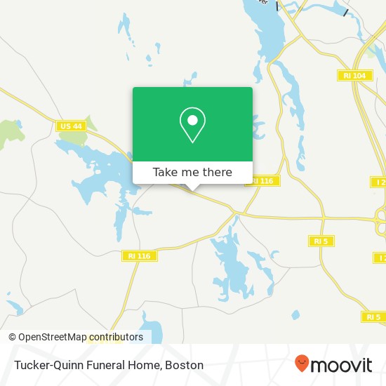 Tucker-Quinn Funeral Home map