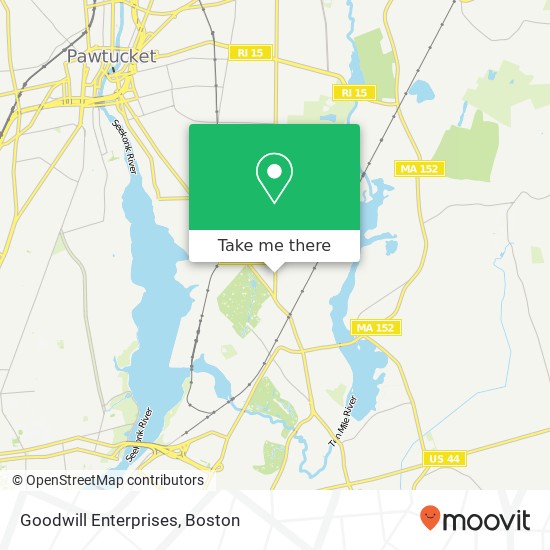 Mapa de Goodwill Enterprises
