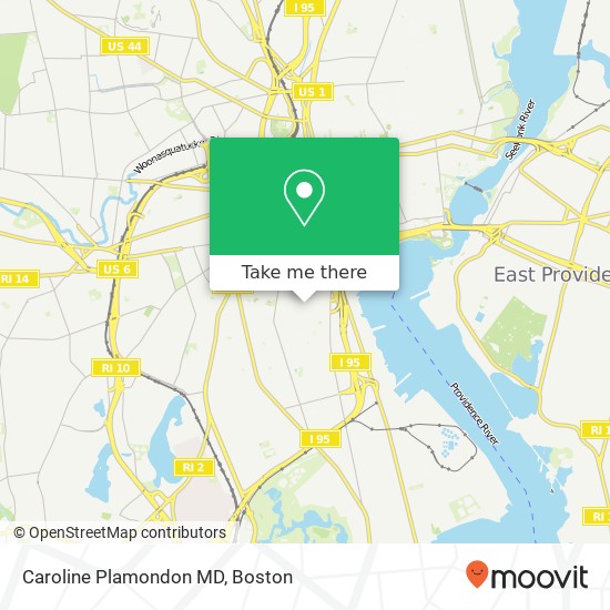 Caroline Plamondon MD map