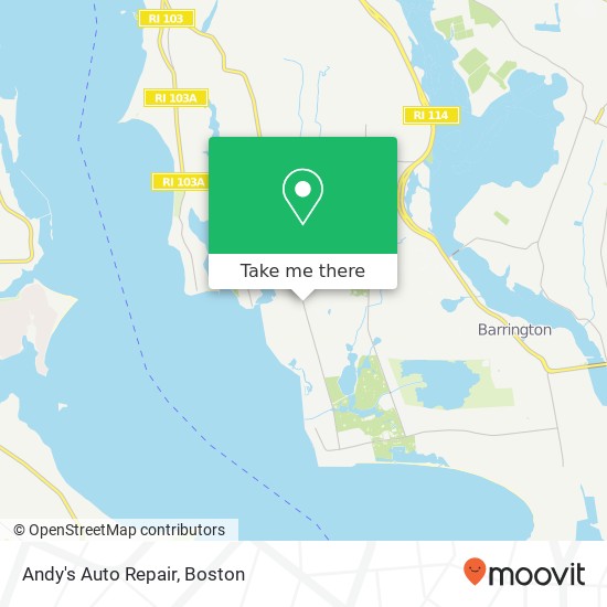 Andy's Auto Repair map