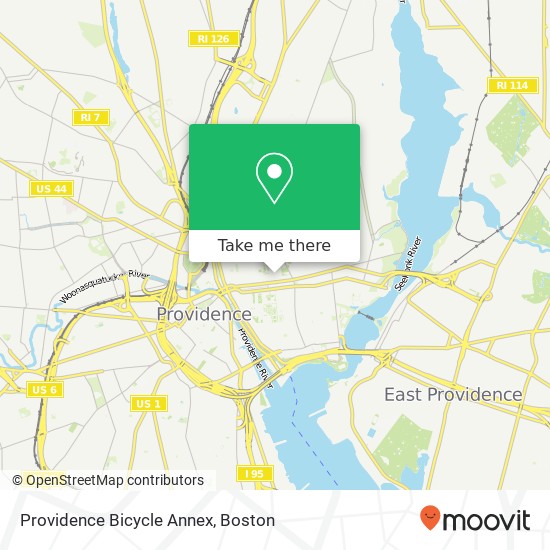 Providence Bicycle Annex map