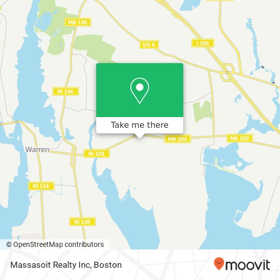 Massasoit Realty Inc map