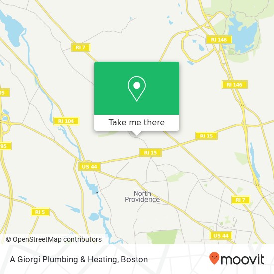 A Giorgi Plumbing & Heating map