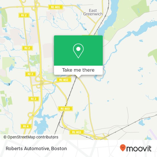 Roberts Automotive map