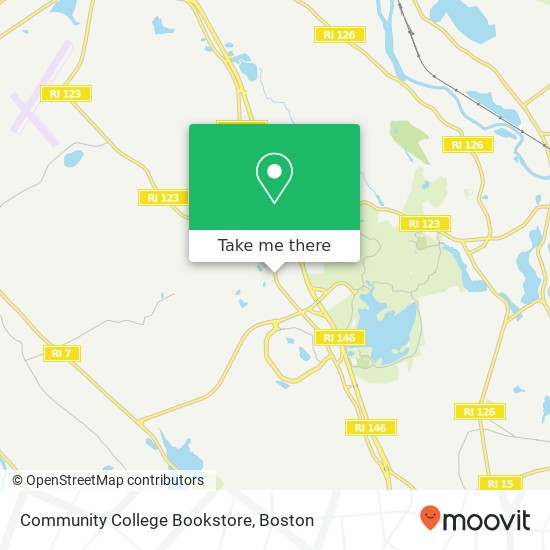 Mapa de Community College Bookstore