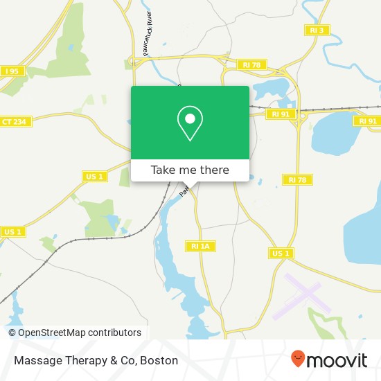 Massage Therapy & Co map