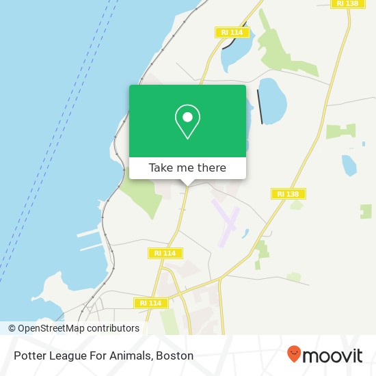 Mapa de Potter League For Animals