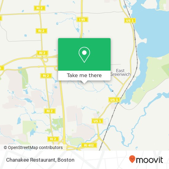 Chanakee Restaurant map