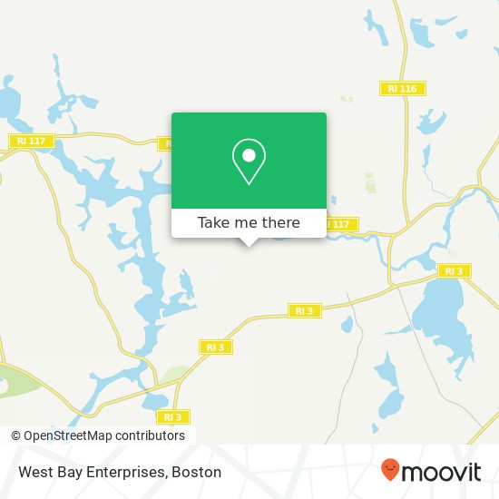 West Bay Enterprises map