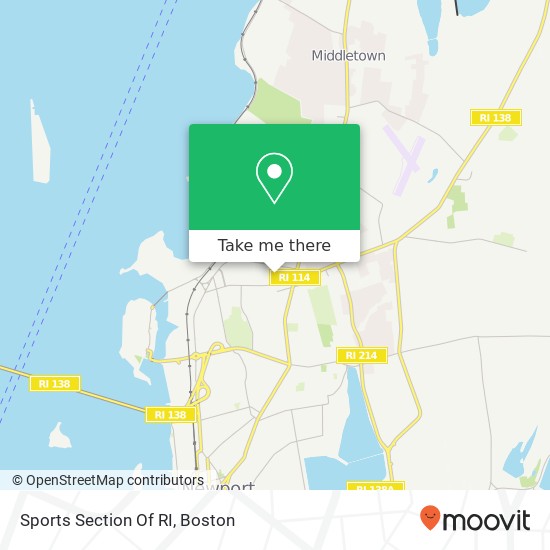 Sports Section Of RI map