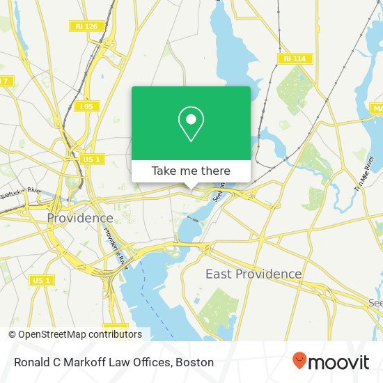 Ronald C Markoff Law Offices map