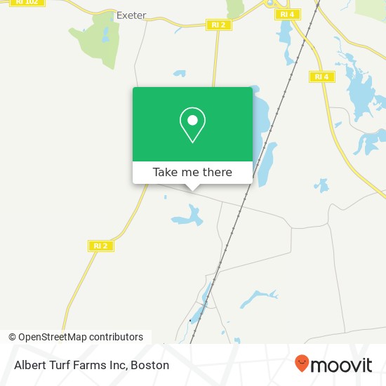 Mapa de Albert Turf Farms Inc
