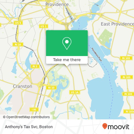 Anthony's Tax Svc map