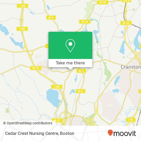 Mapa de Cedar Crest Nursing Centre