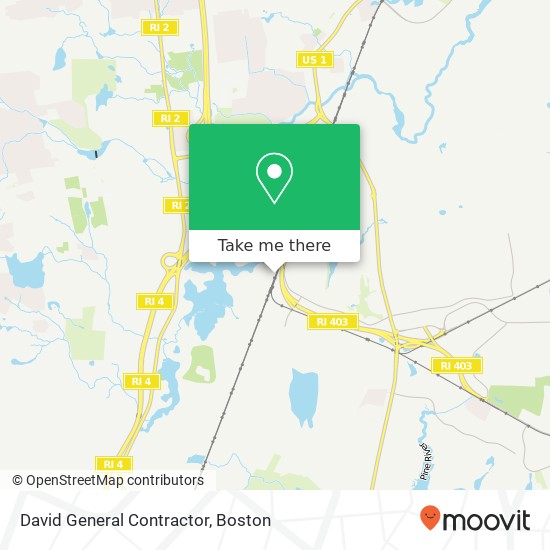 Mapa de David General Contractor