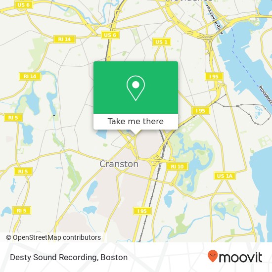 Desty Sound Recording map